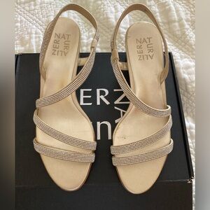 Naturalizer Women's Vanessa Strappy Sandals - Gold 8